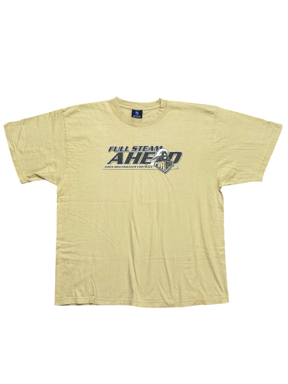 2004 Vintage Purdue T-Shirt Tee Shirt Boilermaker Full Steam Ahead 2XL XXL